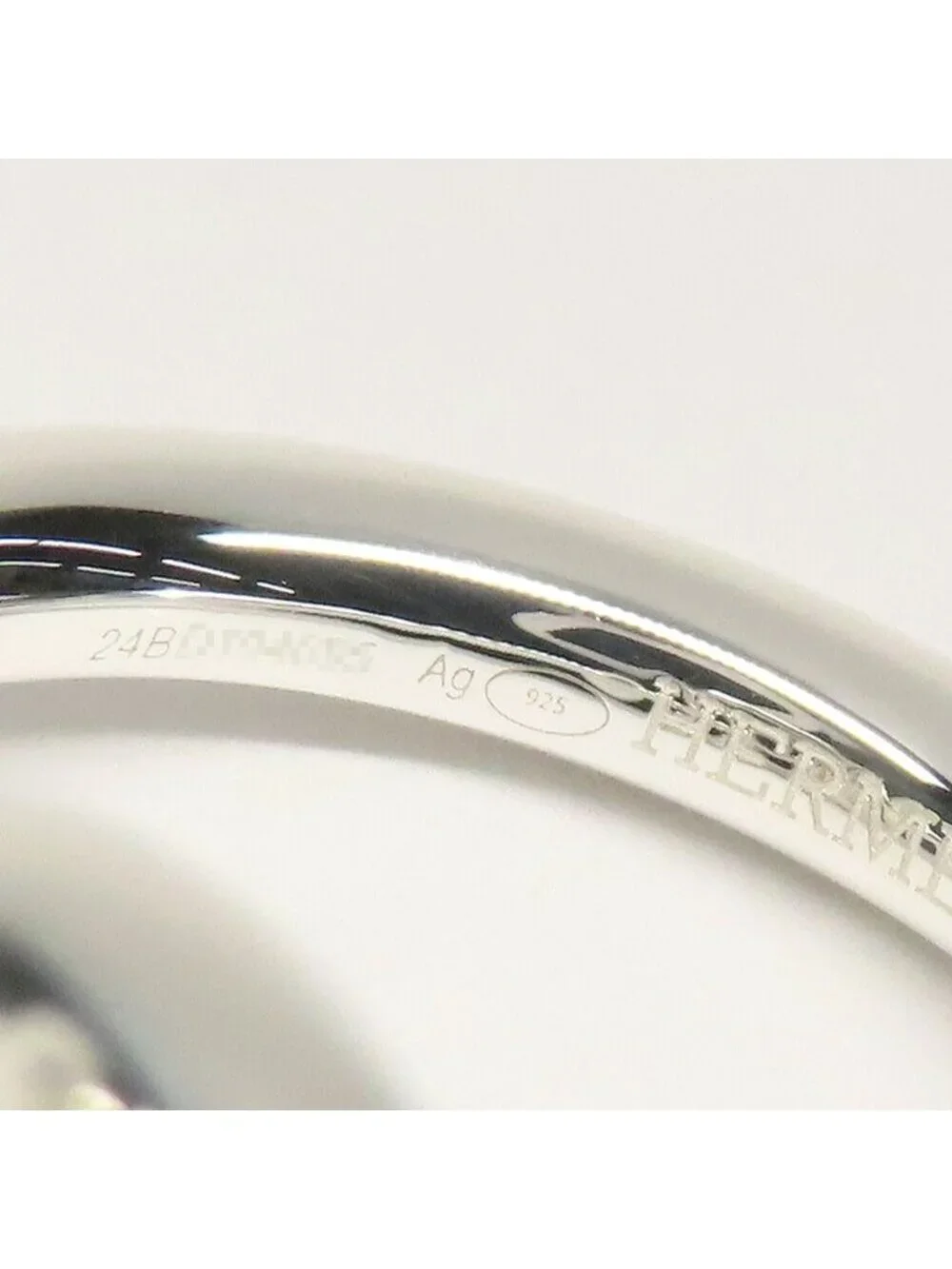 Hermes Echappee MM Ring 54 Star Silver